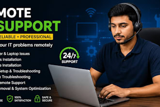 provide remote IT support for computer and windows issues