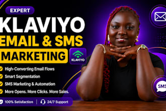 setup klaviyo email marketing, klaviyo flows, klaviyo automation for ecommerce