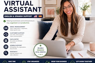 be your bilingual virtual assistant for admin support