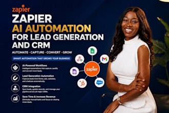 create zapier ai automation for lead generation and CRM