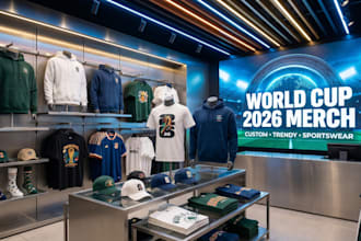 design custom merch 2026 world cup