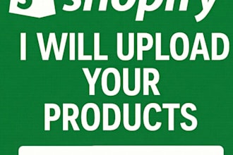 upload product and description
