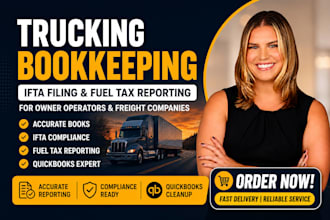 do trucking bookkeeping, ifta, 2290 and fuel tax filing