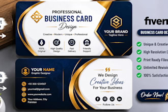 design professional luxury business card and corporate identity