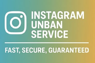 on unbanning facebook, instagram, tiktok, twitter pages issues solved