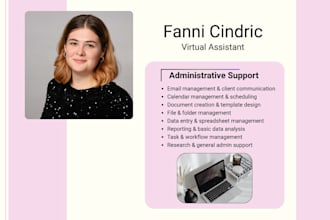 be your virtual assistant for administrative and operational support