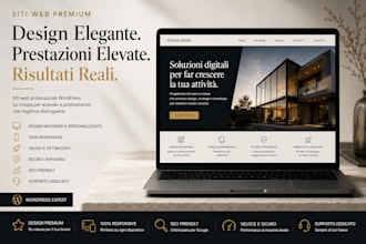 design a premium wordpress website for italian professionals