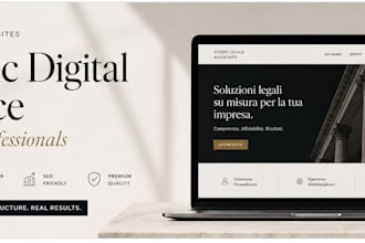 design a premium wordpress website for italian professionals