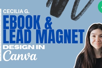 design professional ebook and lead magnet in canva