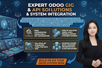 do odoo customization API integration pos and docker setup