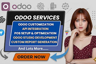 do odoo customization API integration pos setup studio and custom report
