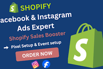 manage shopify facebook and instagram ads for sales growth