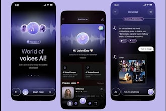 build real time ai voice to voice chat speech recognition ios andriod web app