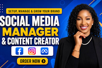 be your social media manager social media marketing manager