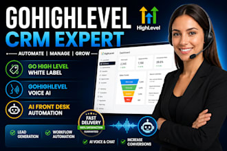 teach how to setup gohighlevel crm with gohighlevel voice ai automation ghl VA