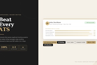 write ats resume, CV writing, ats optimized resume, cover letter