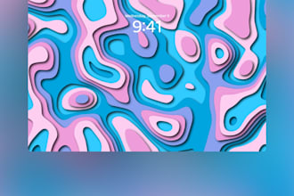 create custom 3d topographic wallpaper backgrounds for PC or phone