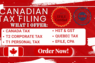 efile canada corporate tax t2 and individual tax t1 returns