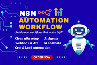 setup n8n ai agent automation workflow, custom ai agent n8n workflow, n8n expert