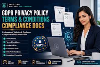 write gdpr privacy policy terms and compliance documents