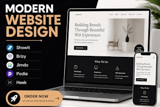 design showit brizy jimdo versacommerce podia heek e monsite website expert