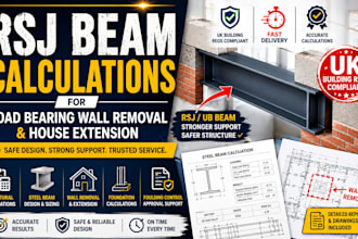 do rsj beam calculations for load bearing wall removal hvac and house extension