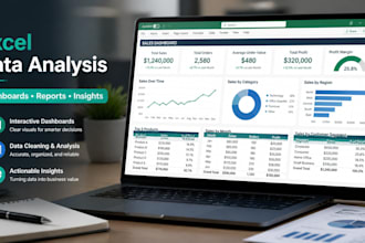 do data analysis and build professional dashboards