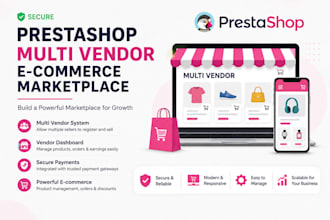 design a secure prestashop multi vendor e commerce marketplace