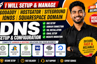 godaddy hostgator siteground ionos squarespace domain digitalocean dns