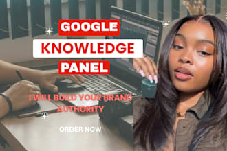 create standard google knowledge panel knowledge graph gmb for any person