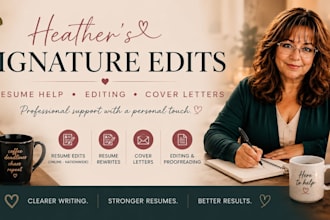 proofread and edit your documents professionally
