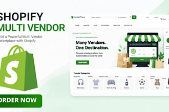 design single or multi vendor grocery website