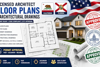 draw review florida floor plan and architectural drawing city permit