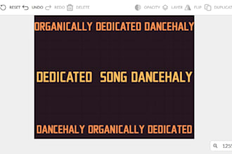 do organically song dedicated dancehaly
