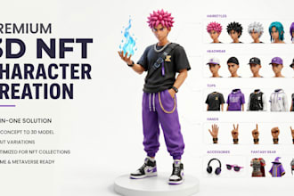 convert your nft collection into 3d characters for games