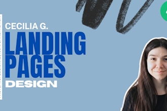 design modern landing page for coaches and digital brands