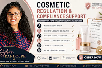 create cosmetic regulation, inci labeling, cosmetic safety, product compliance