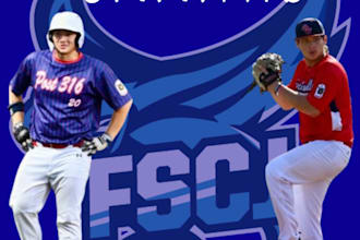create a college sport commitment graphic for you