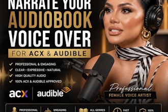 narrate your audiobook voice over for acx and audible
