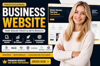 develop squarespace carrd wordpress wix odoo unbounce godaddy business website