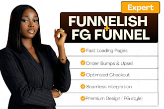 high converting funnelish and fg funnels sales pages, fast loading pages