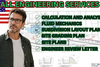 licensed engineer letter review for city permit plans stormwater drainage swppp