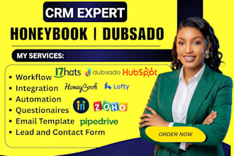 setup dubsado honeybook 17hats acuity clay com zapier workflow automation