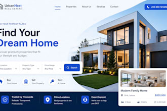built a real estate website