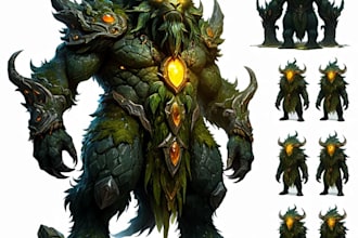 generate concept art and game assets using comfyui and stable diffusion