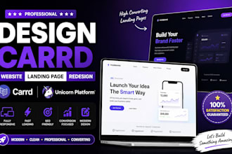 design carrd website carrd landing page redesign carrd co unicorn platform