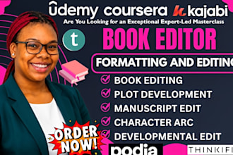 be your book editor for developmental editing, plot and character development