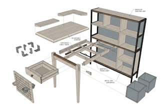 do woodworking plans cnc cutting lists, joinery details and 3d furniture models