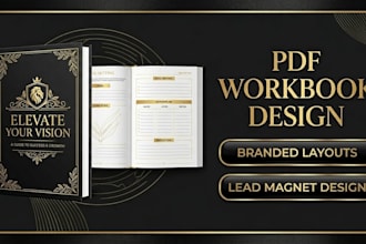create a professional PDF workbook design
