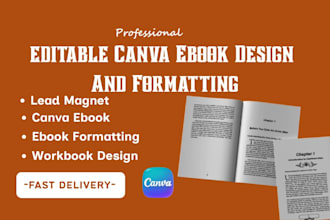design editable canva ebook, canva worksheet template, canva workbook, journal